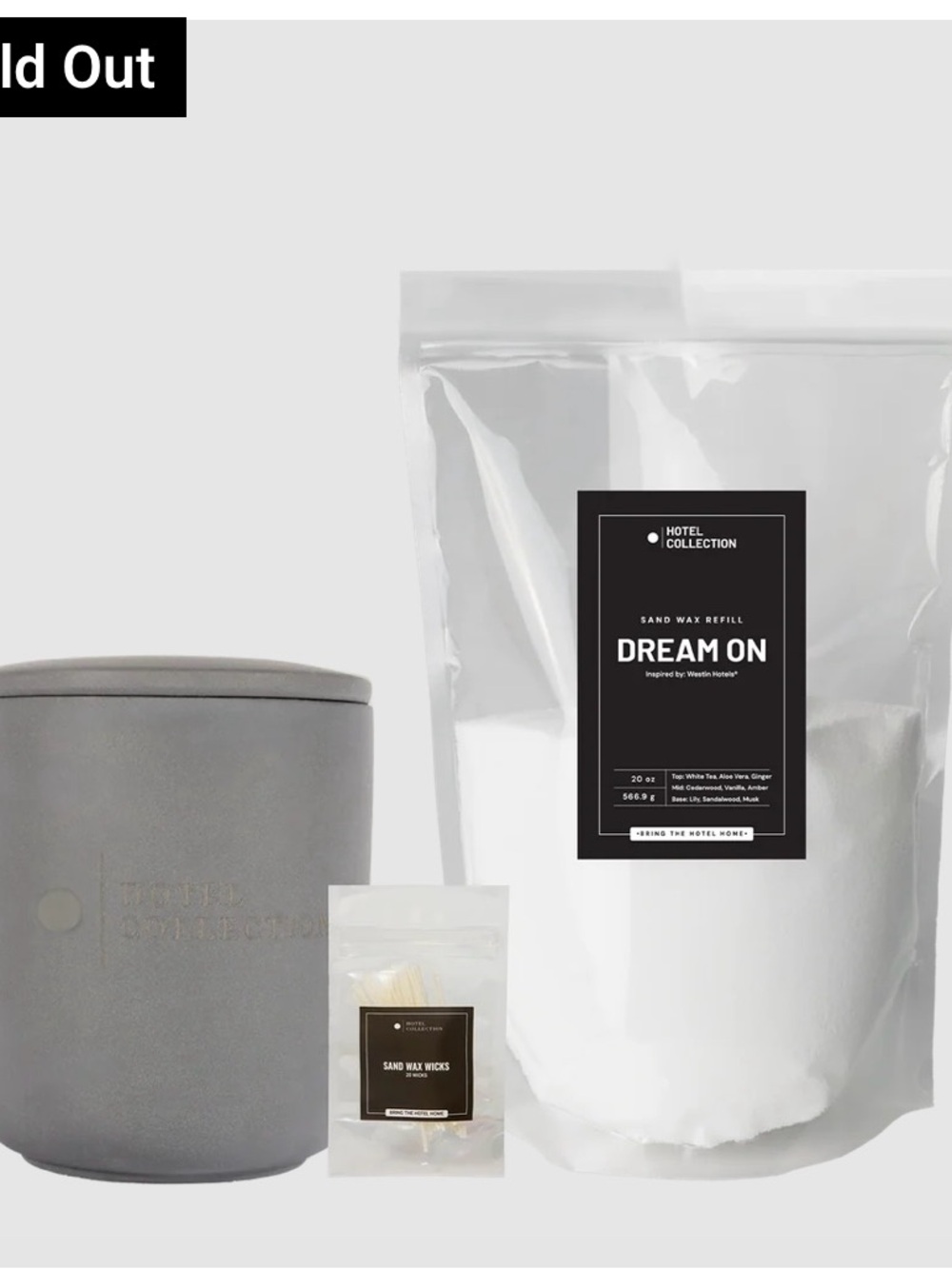 Hotel Collection Sand Wax Refill & Accessories - DREAM ON